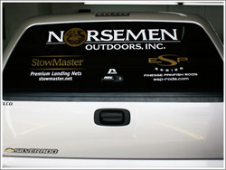 Norsemen Outdoors Inc. Backglass Vinyl