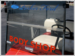 Parker Ford Body Shop Golf Cart