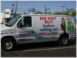 Toyota of Murray Van Wrap