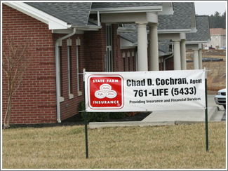 Chad Cochran State Farm Solid Color Banner